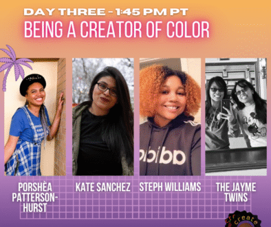 Day Three - Being a Creator of Color